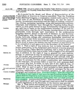 Puyallup Valley Railway Act