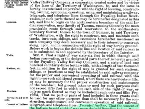 Puyallup Valley Railway Act