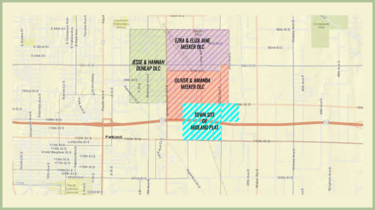 Midland Plat and Donation Land Claims