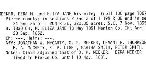 meeker land claim