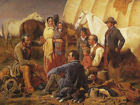 Advice On The Prairie painted by William Tylee Ranney
