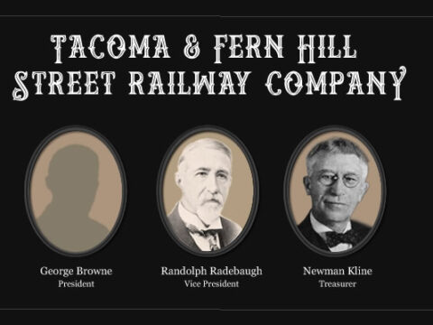 Tacoma & Fern Hill Street Railway Officers